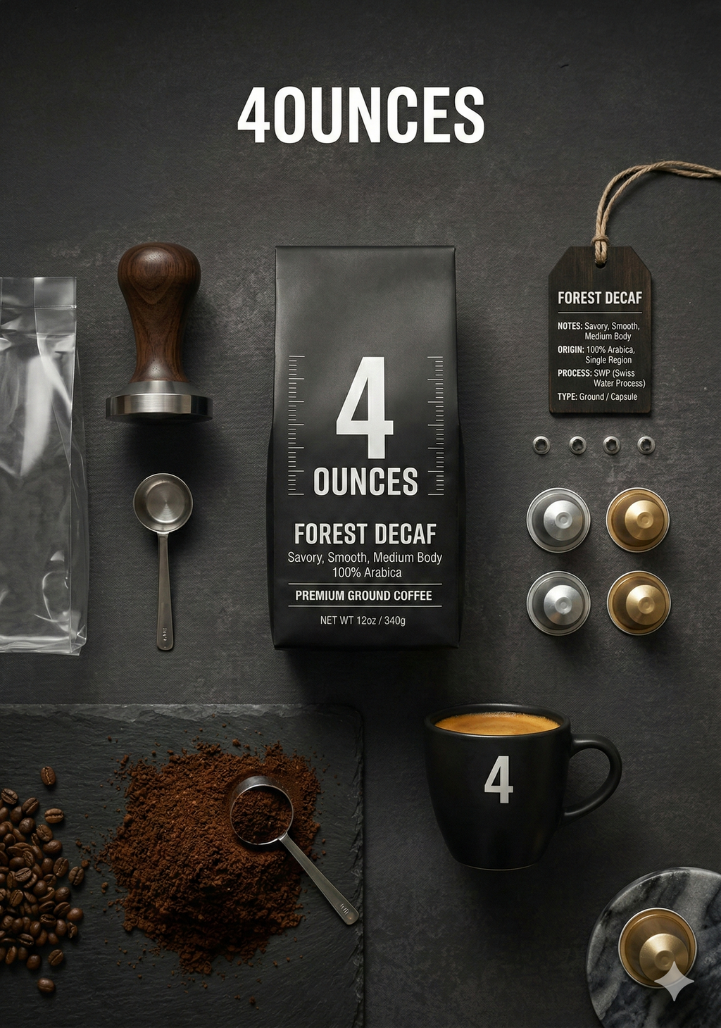 Forest Decaf Coffee (Medium Roast)